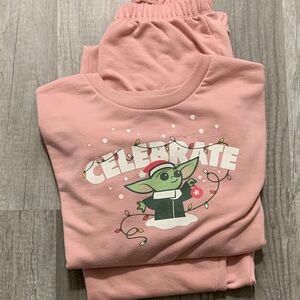 GAP Baby Yoda Christmas pajamas